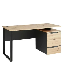 Kinder Wohnen Schreibtisch mit Schubladen zweifarbig - Kuetra