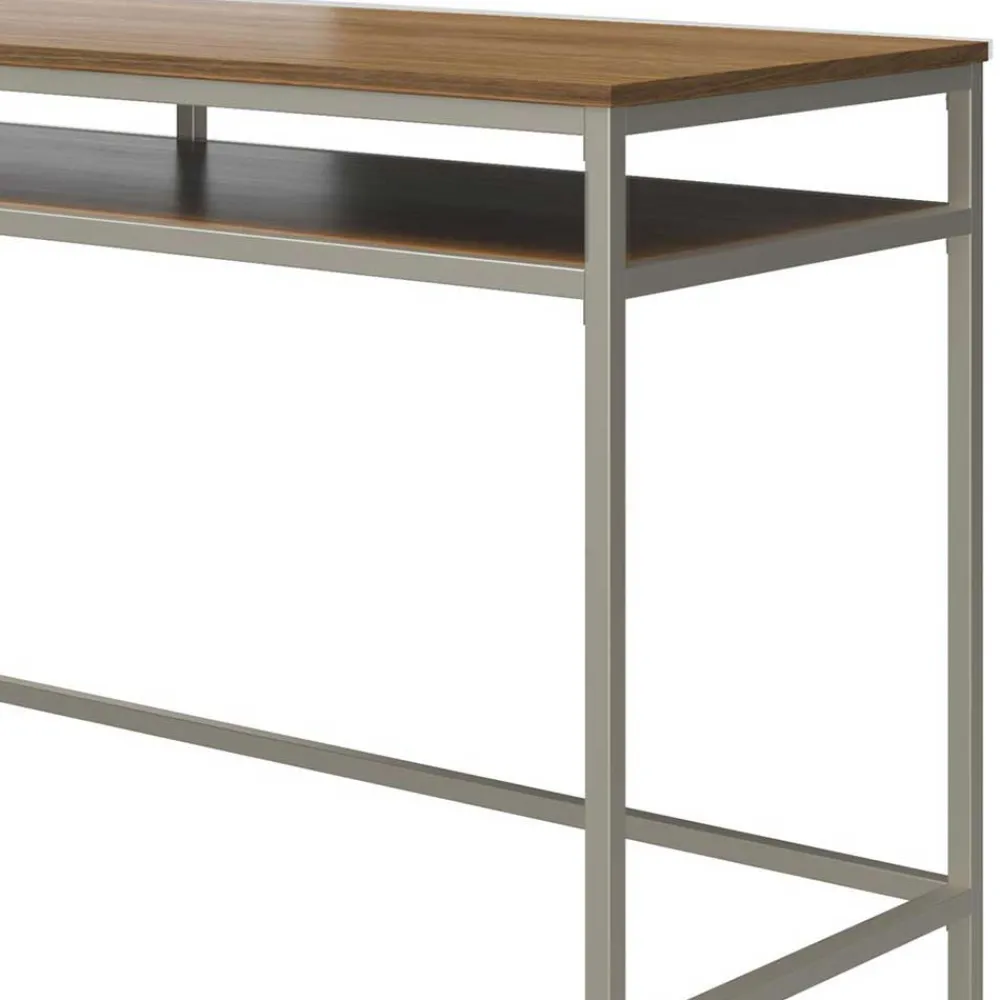 Wohnen Bürotische*Schreibtisch mit Staufach in Walnuss Optik - Streetline