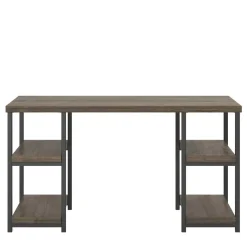 Wohnen Loft Möbel|Industrial Möbel*Schreibtisch mit vier offenen Fächern - Olavio