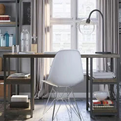 Wohnen Loft Möbel|Industrial Möbel*Schreibtisch mit vier offenen Fächern - Olavio