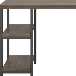 Wohnen Loft Möbel|Industrial Möbel*Schreibtisch mit vier offenen Fächern - Olavio