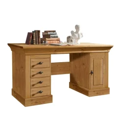 Wohnen Schreibtisch Piatra aus Kiefer teilmassiv gelaugt und geölt