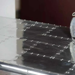 Wohnen Designermöbel*Schreibtisch Pilot in Alufarben