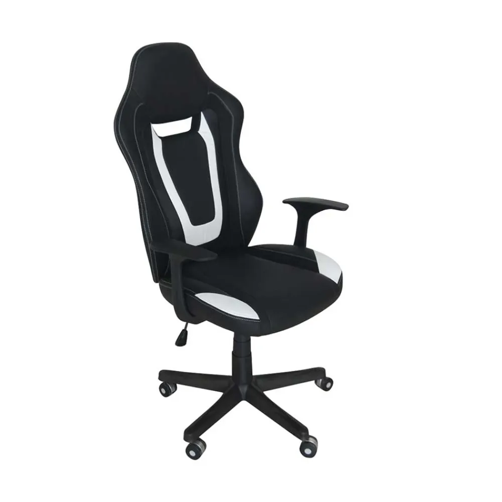 Wohnen Bürostühle*Schreibtisch Racing Style Drehstuhl aus Kunstleder - Corners