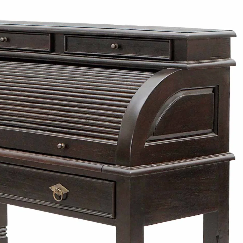 Wohnen Kolonialmöbel|Esszimmerschränke*Schreibtisch Sekretär Islando mit viel Stauraum