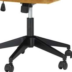 Wohnen Bürostühle*Schreibtisch Stuhl in Ocker Velours - Eckomy