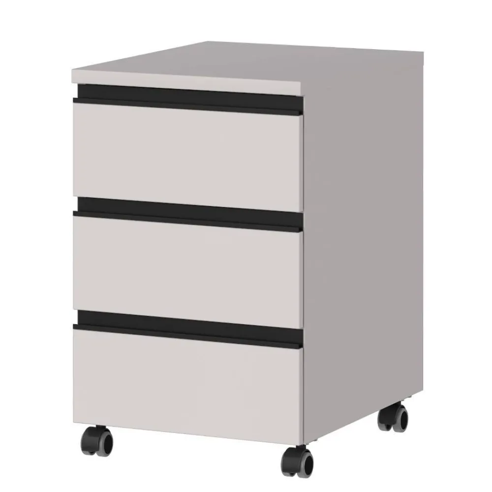 Wohnen Schreibtisch und Rollcontainer Set - Great (zweiteilig)