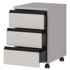 Wohnen Schreibtisch und Rollcontainer Set - Great (zweiteilig)