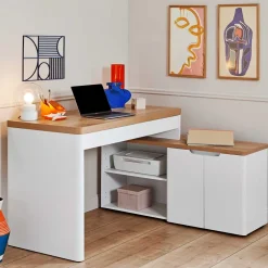 Wohnen Bürotische*Schreibtischkombination im Skandi Design - Xuana