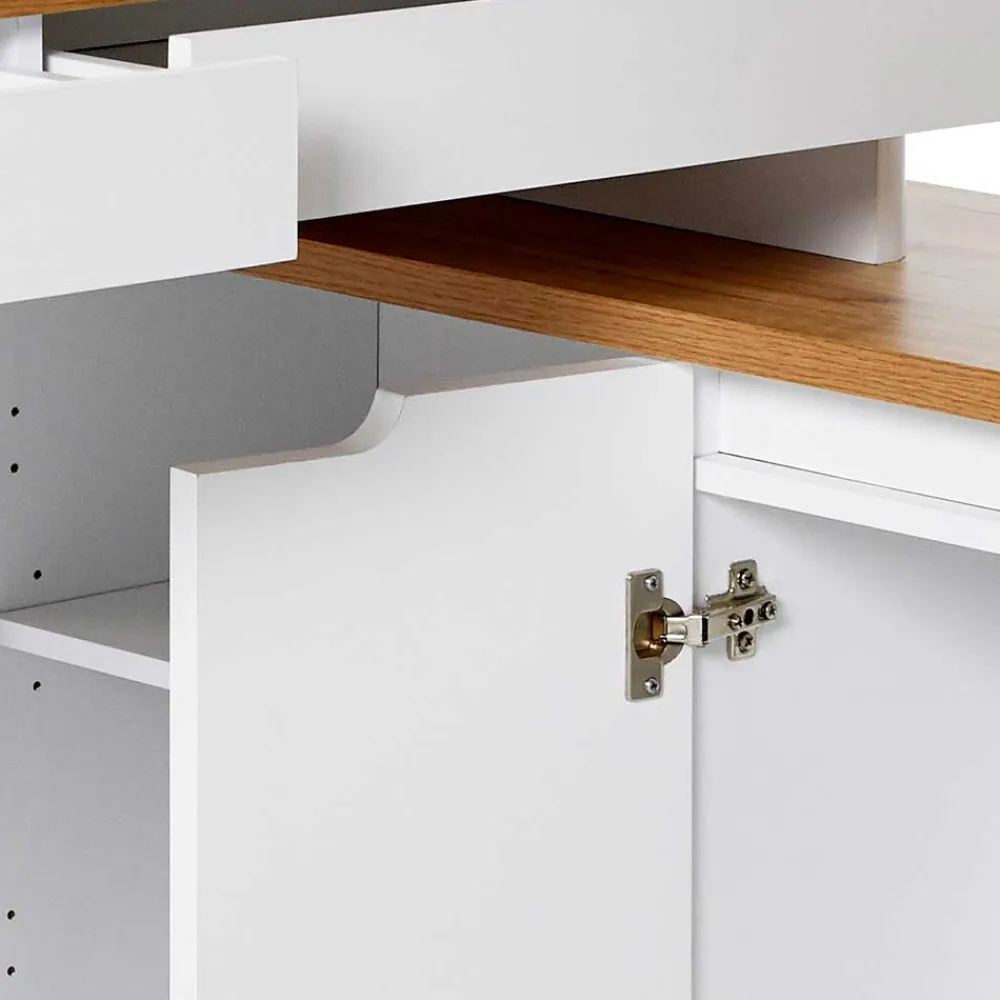 Wohnen Bürotische*Schreibtischkombination im Skandi Design - Xuana