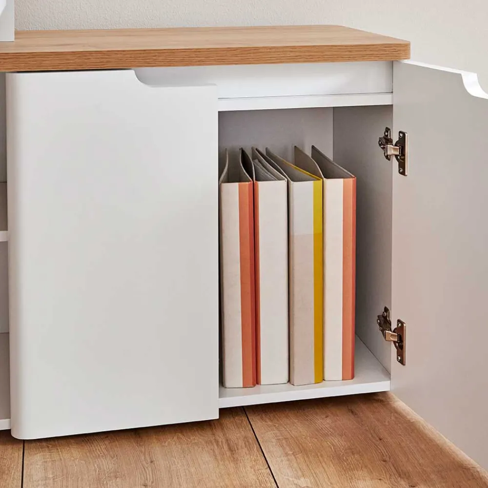 Wohnen Bürotische*Schreibtischkombination im Skandi Design - Xuana