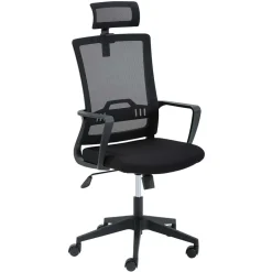 Wohnen Schreibtischsessel mit Kopfstütze - Setina