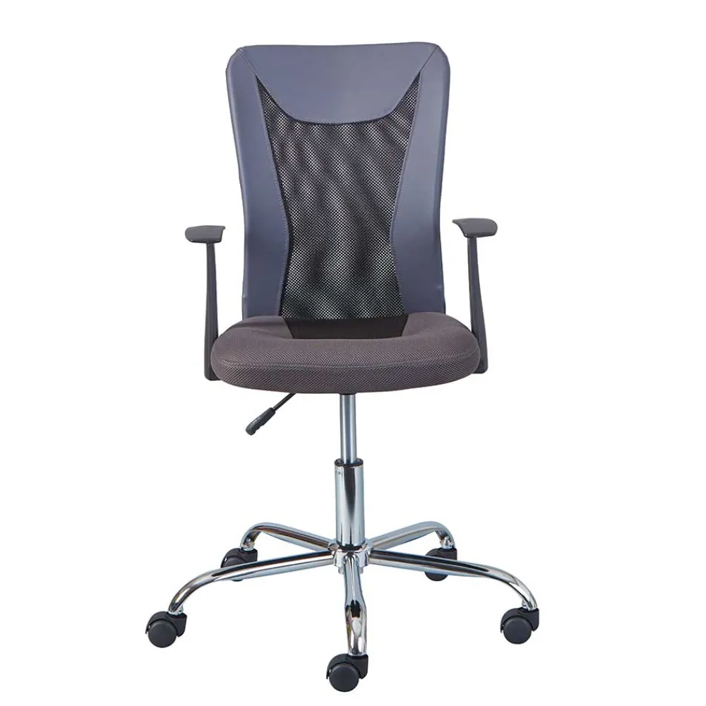 Wohnen Bürostühle*Schreibtischstuhl aus Kunstleder & Mesh - Neluna