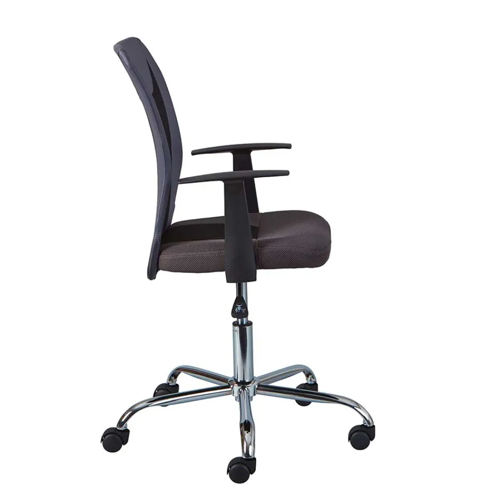 Wohnen Bürostühle*Schreibtischstuhl aus Kunstleder & Mesh - Neluna