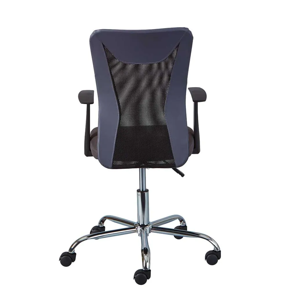 Wohnen Bürostühle*Schreibtischstuhl aus Kunstleder & Mesh - Neluna