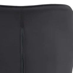 Wohnen Schreibtischstuhl in Schwarz Samt - Wihelpa