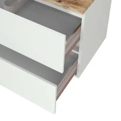 Wohnen Schubladen Waschkonsole mit Aufsatz-Becken - Misbonas