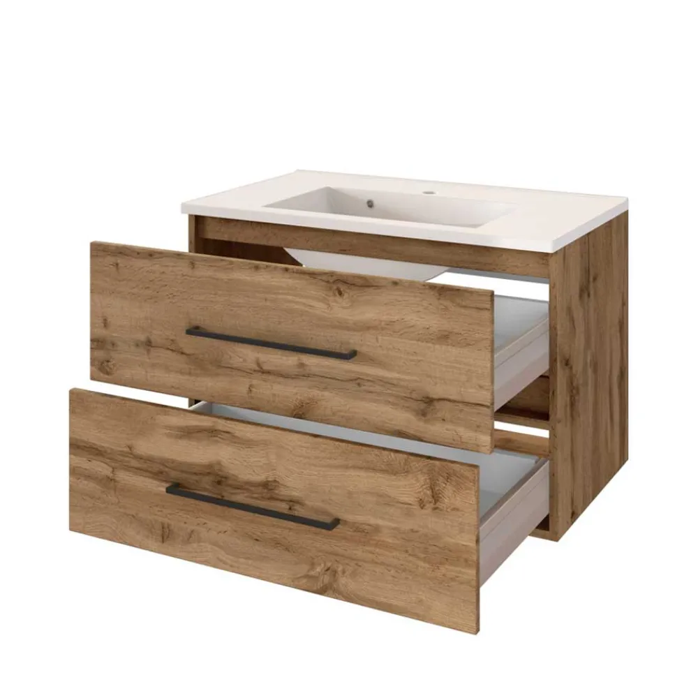 Wohnen Schubladen Waschtisch in Wildeiche - Acrosia
