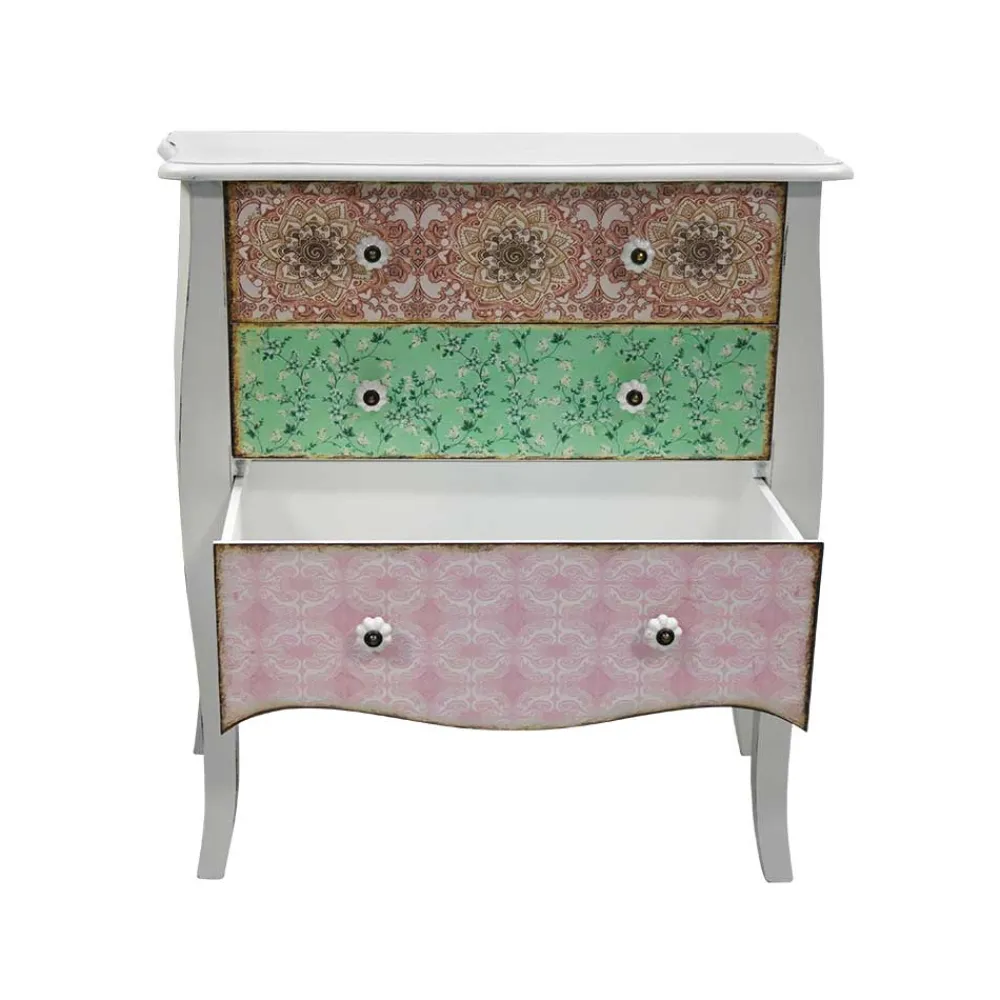 Wohnen Schubladenkommode Feeling in Weiß