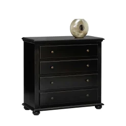 Wohnen Landhausmöbel|Kommoden*Schubladenkommode Mamaia in Schwarz