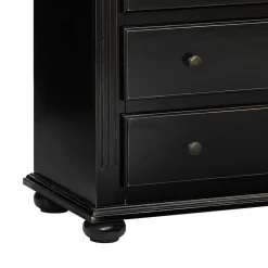 Wohnen Landhausmöbel|Kommoden*Schubladenkommode Mamaia in Schwarz