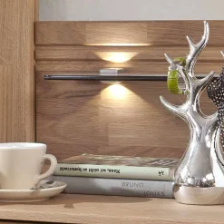 Wohnen Schubladen-Nachtschrank Anglesia in Eiche teilmassiv (2er Set)