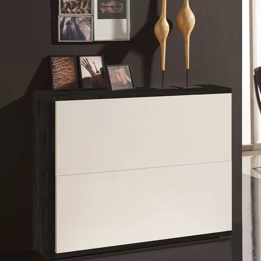 Wohnen Schuhschränke*Schuh Flurschrank mit zwei Schuhklappen - Ilusiana