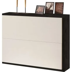 Wohnen Schuhschränke*Schuh Flurschrank mit zwei Schuhklappen - Ilusiana