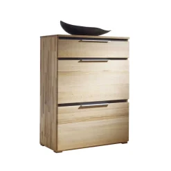 Wohnen Schuh Klappenschrank Leyrina aus Kernbuche massiv geölt