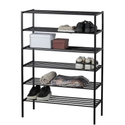 Wohnen Schuh Metallregal mit sechs Schuhgittern - Cemido
