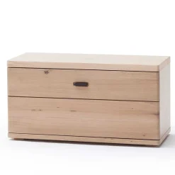 Wohnen Schuhbank in Eiche Bianco & Grau - Arkadiuz