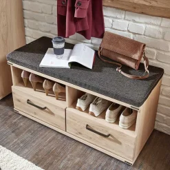 Wohnen Schuhbank in Wildeiche & Graubraun - Konvava