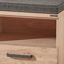 Wohnen Schuhbank in Wildeiche & Graubraun - Konvava