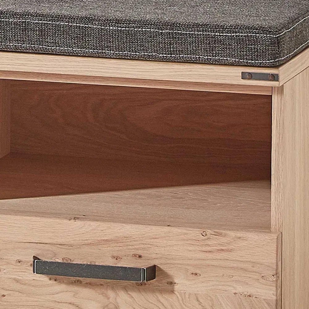 Wohnen Schuhbank in Wildeiche & Graubraun - Konvava