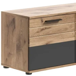 Wohnen Schuhbank in Wildeiche & Grau 90 cm - Catamaron