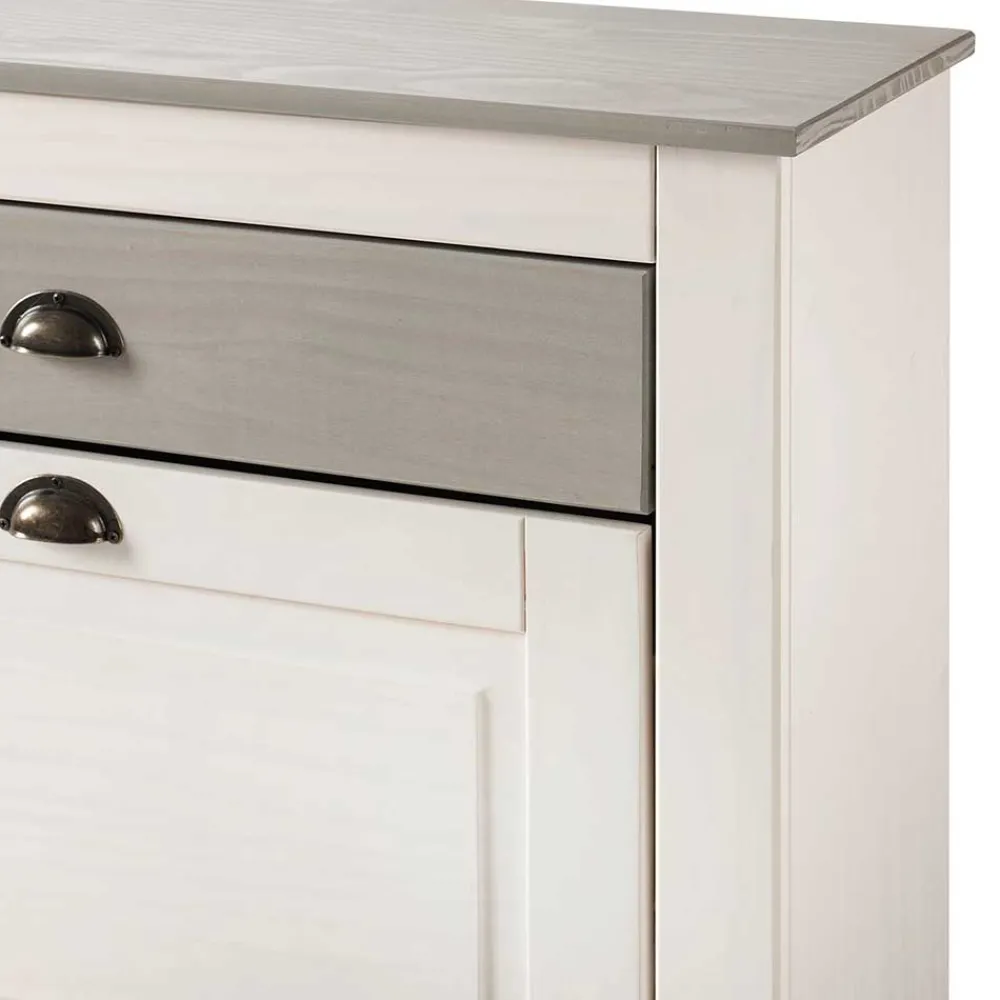 Wohnen Schuhkipper in Weiß mit Grau - Lucasario