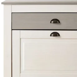 Wohnen Schuhkipper in Weiß mit Grau - Lucasario