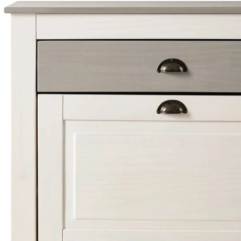 Wohnen Schuhkipper in Weiß mit Grau - Lucasario