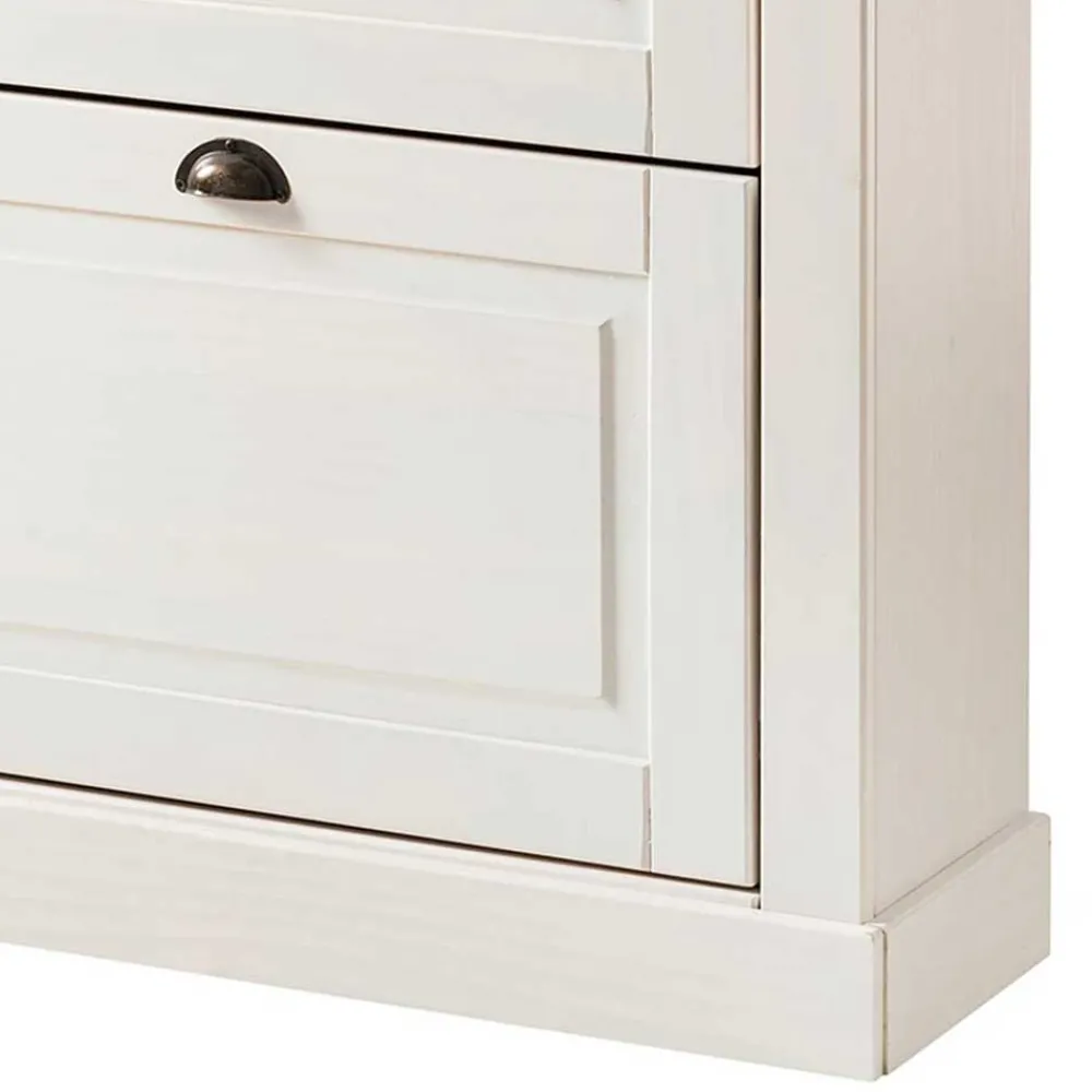 Wohnen Schuhkipper in Weiß mit Grau - Lucasario