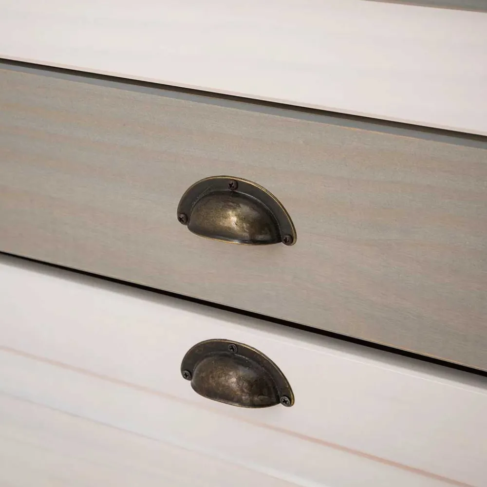 Wohnen Schuhkipper in Weiß mit Grau - Lucasario