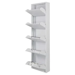 Wohnen Schuhklapper in Weiß aus Metall - Actalando