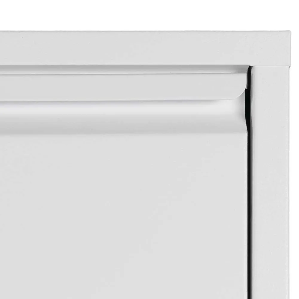 Wohnen Schuhklapper in Weiß aus Metall - Actalando