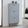 Wohnen Schuhschränke*Schuhkommode in Grau und Eiche Optik - Caldaro