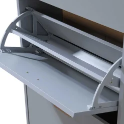 Wohnen Schuhschränke*Schuhkommode in Grau und Eiche Optik - Caldaro