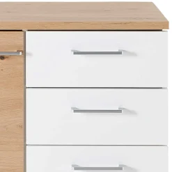 Wohnen Schuhschränke*Schuhkommode in Weiß & Wildeiche NB - Symbrosia