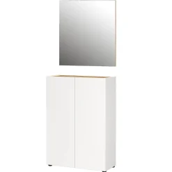 Wohnen Schuhkommode und Wandspiegel Set - Cooking (zweiteilig)