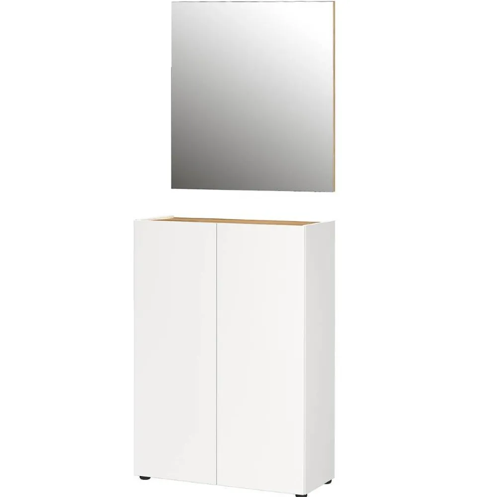 Wohnen Schuhkommode und Wandspiegel Set - Cooking (zweiteilig)