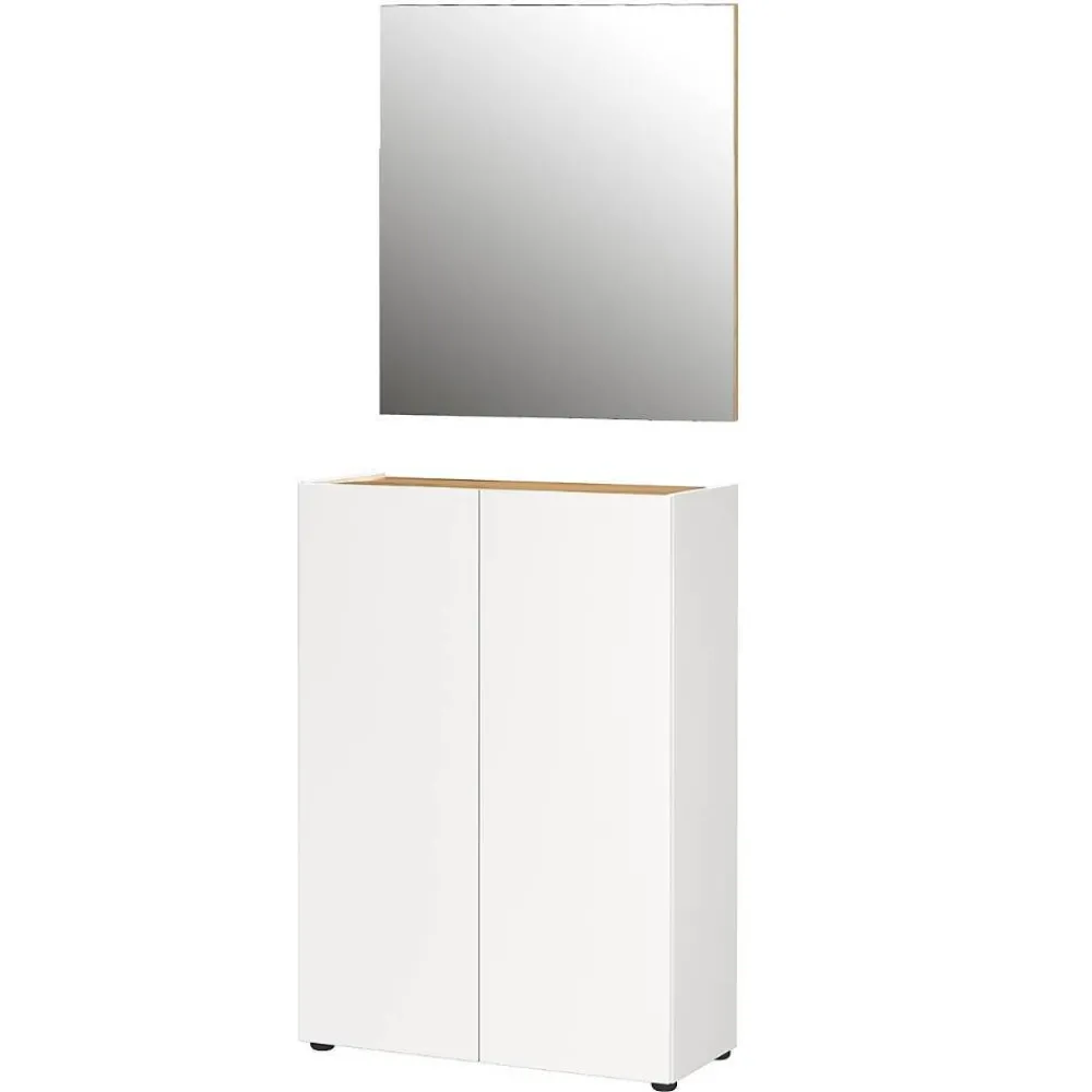 Wohnen Schuhkommode und Wandspiegel Set - Cooking (zweiteilig)