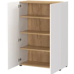 Wohnen Schuhkommode und Wandspiegel Set - Cooking (zweiteilig)