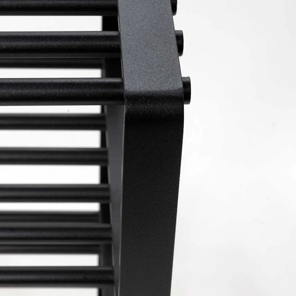 Wohnen Schuhregal mit 3 Böden in Schwarz - Satroni